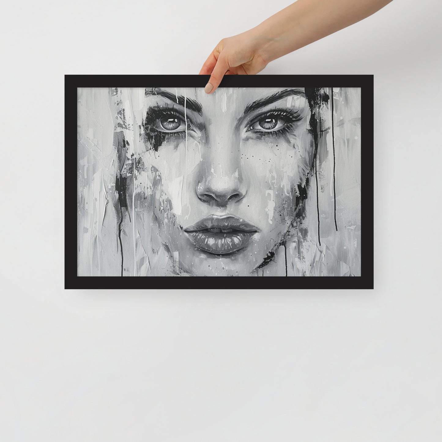 Abstract Portrait Framed Poster