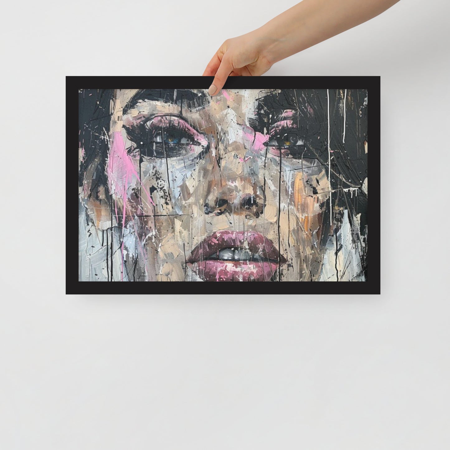 Abstract Portrait Framed Poster