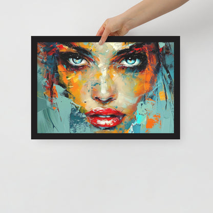 Abstract Portrait Framed Poster