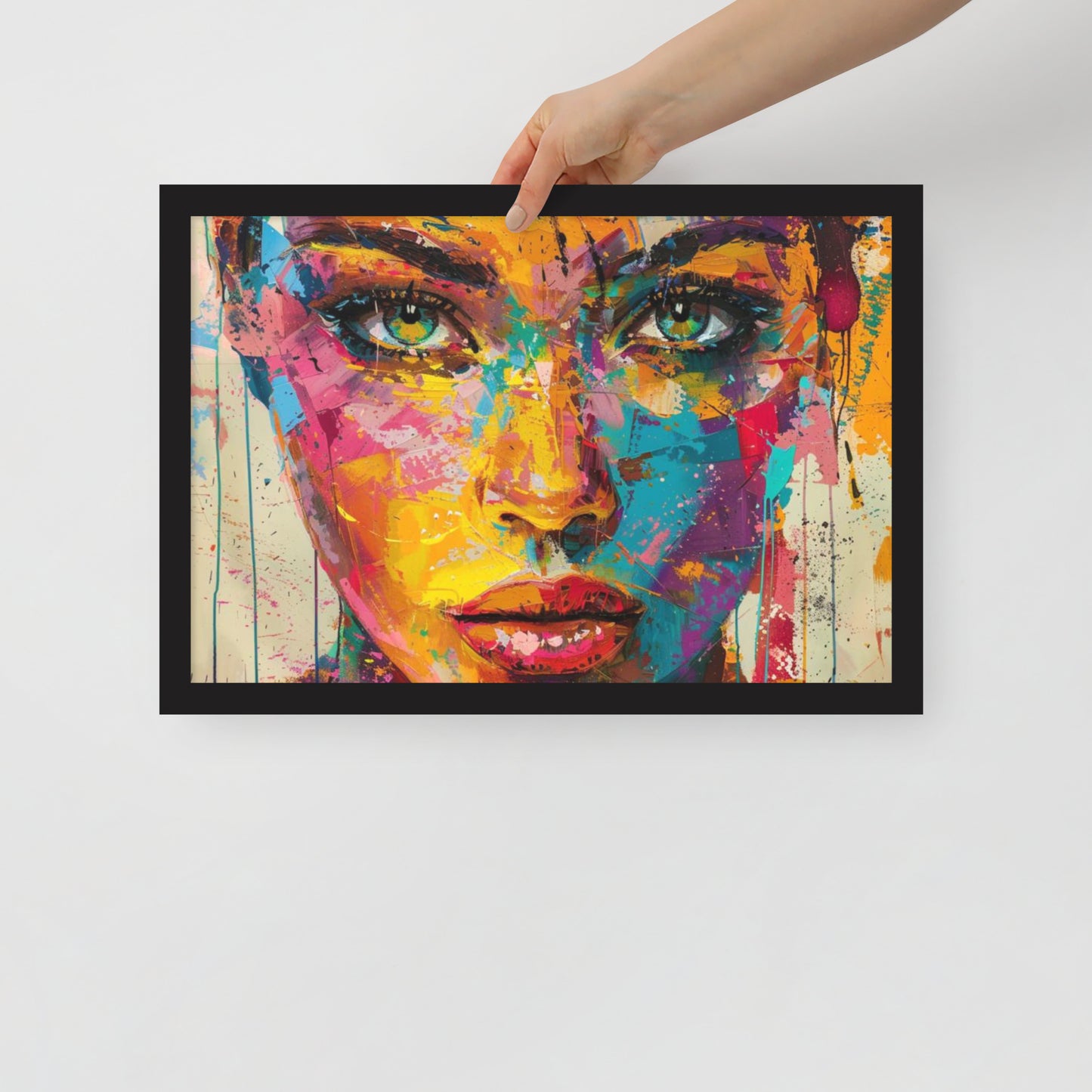 Abstract Portrait Framed Poster