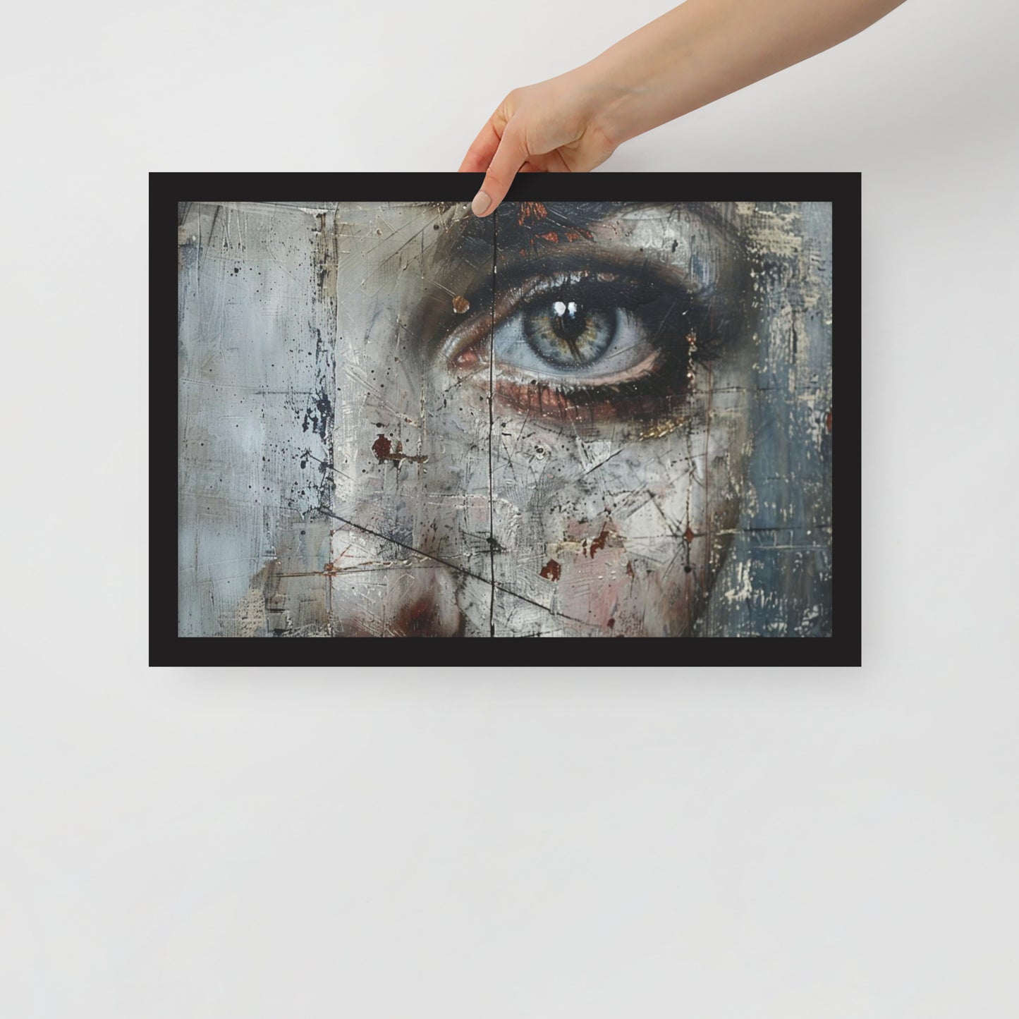 Abstract Portrait Framed Poster