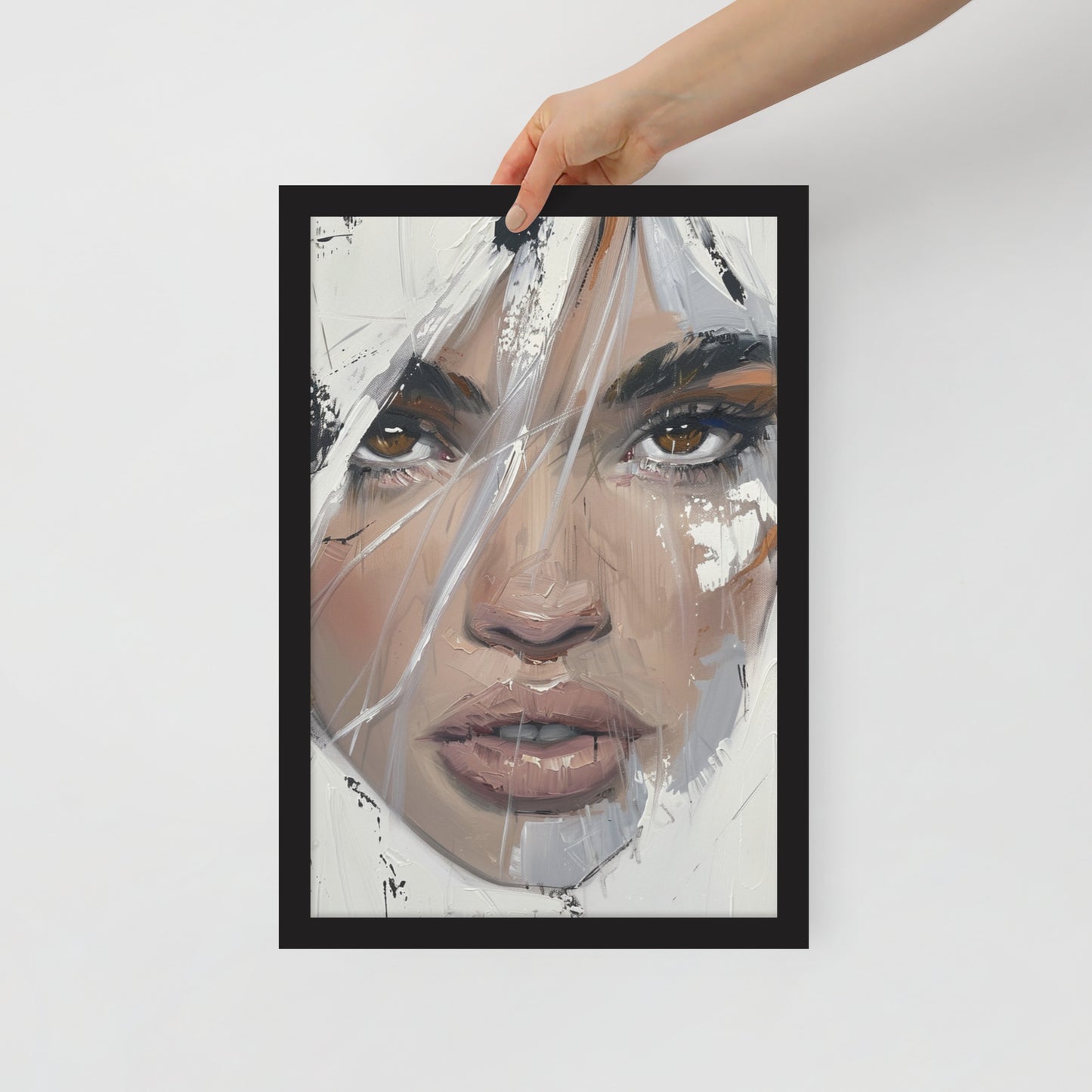 Abstract Portrait Framed Poster