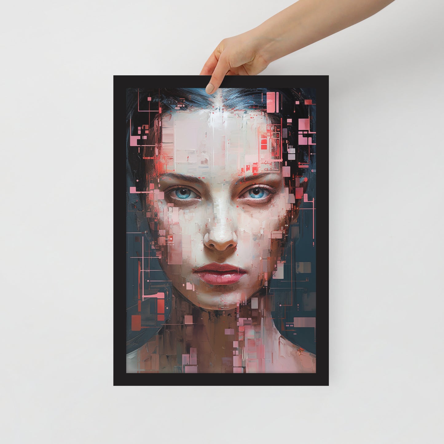 Abstract Portrait Framed Poster