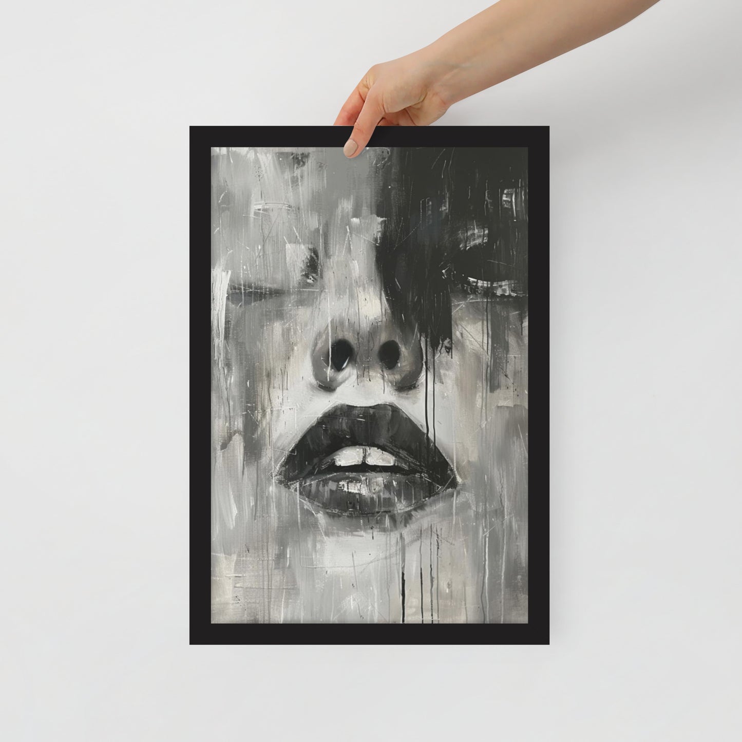 Abstract Portrait Framed Poster