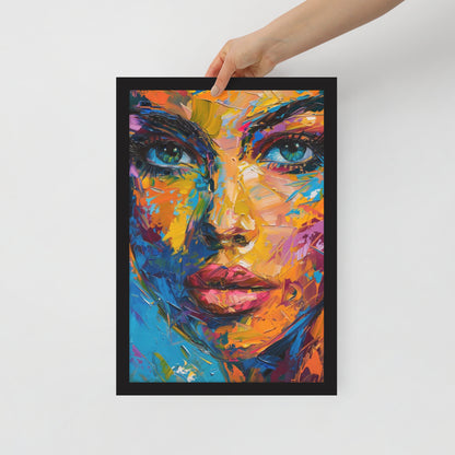 Abstract Portrait Framed Poster