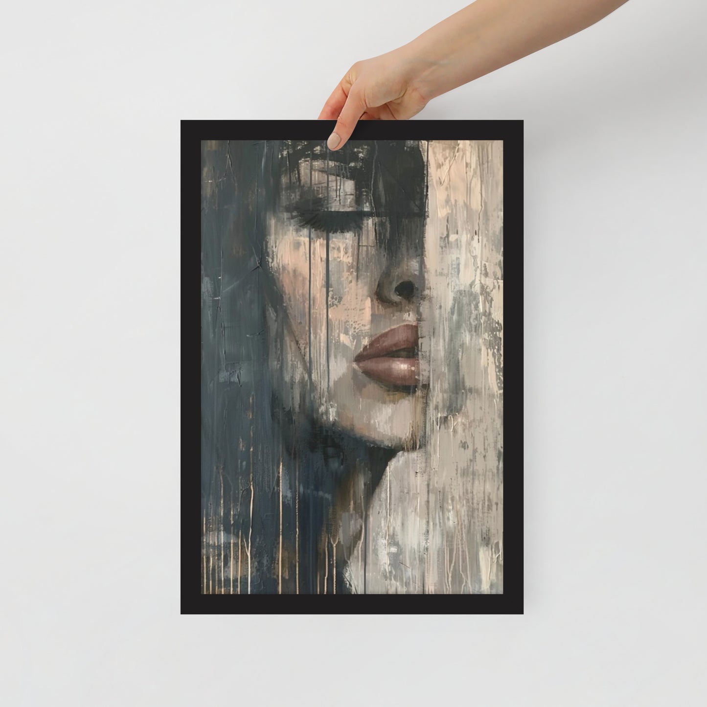 Abstract Portrait Framed Poster