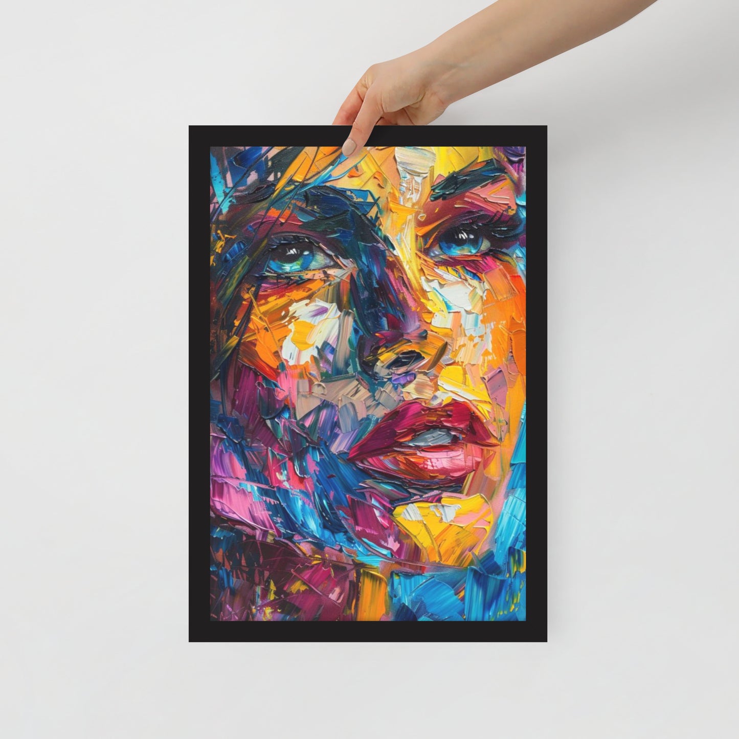 Abstract Portrait Framed Poster