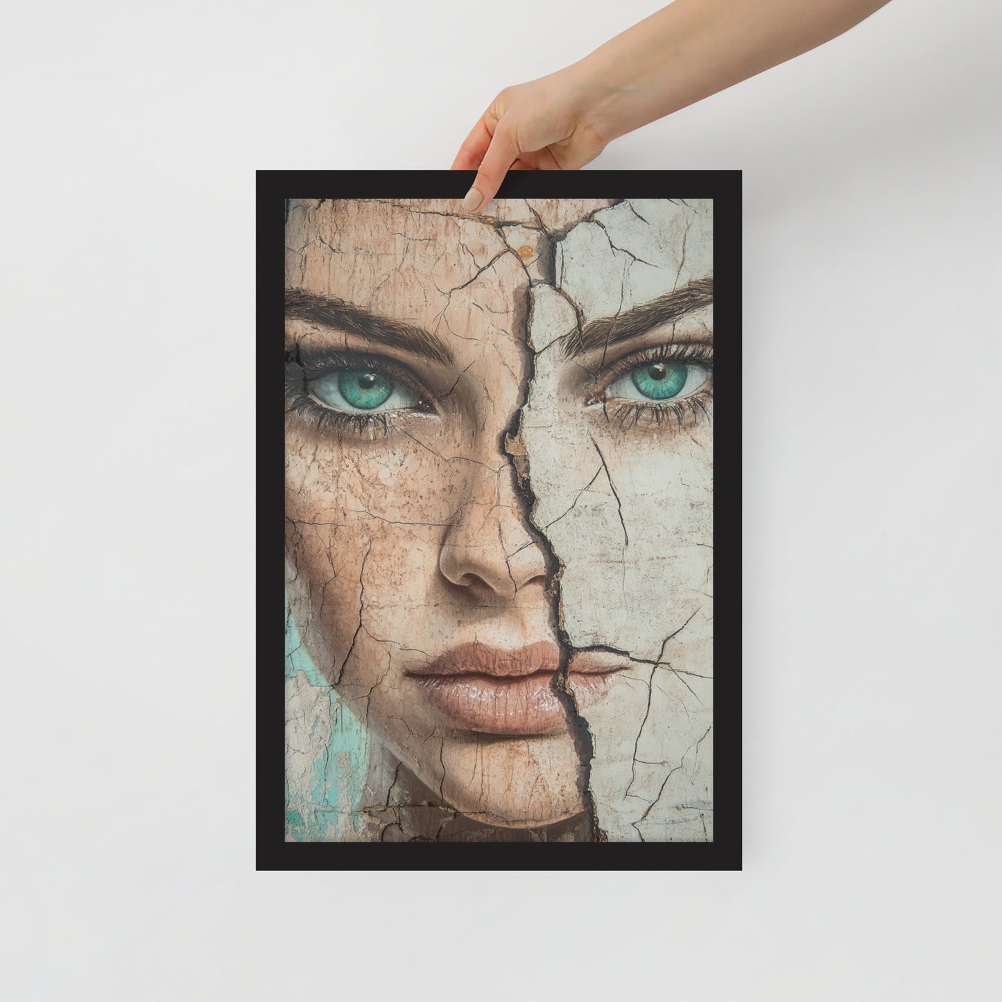 Abstract Portrait Framed Poster