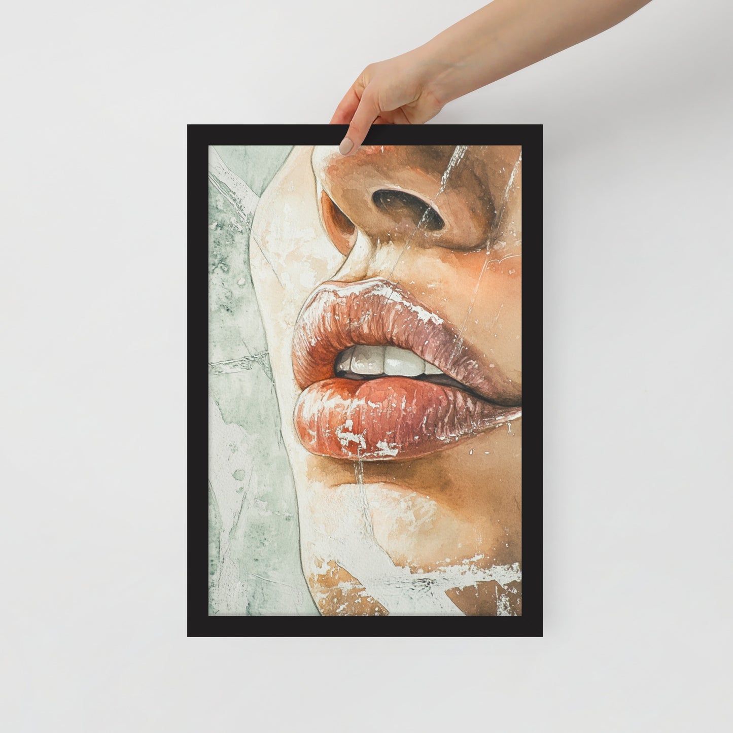 Abstract Portrait Framed Poster