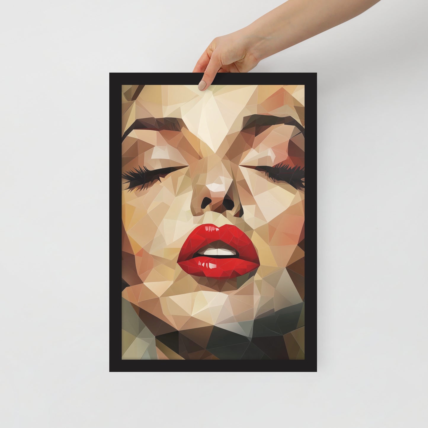 Abstract Portrait Framed Poster