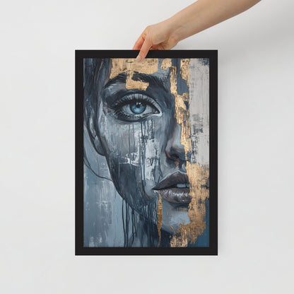 Abstract Portrait Framed Poster