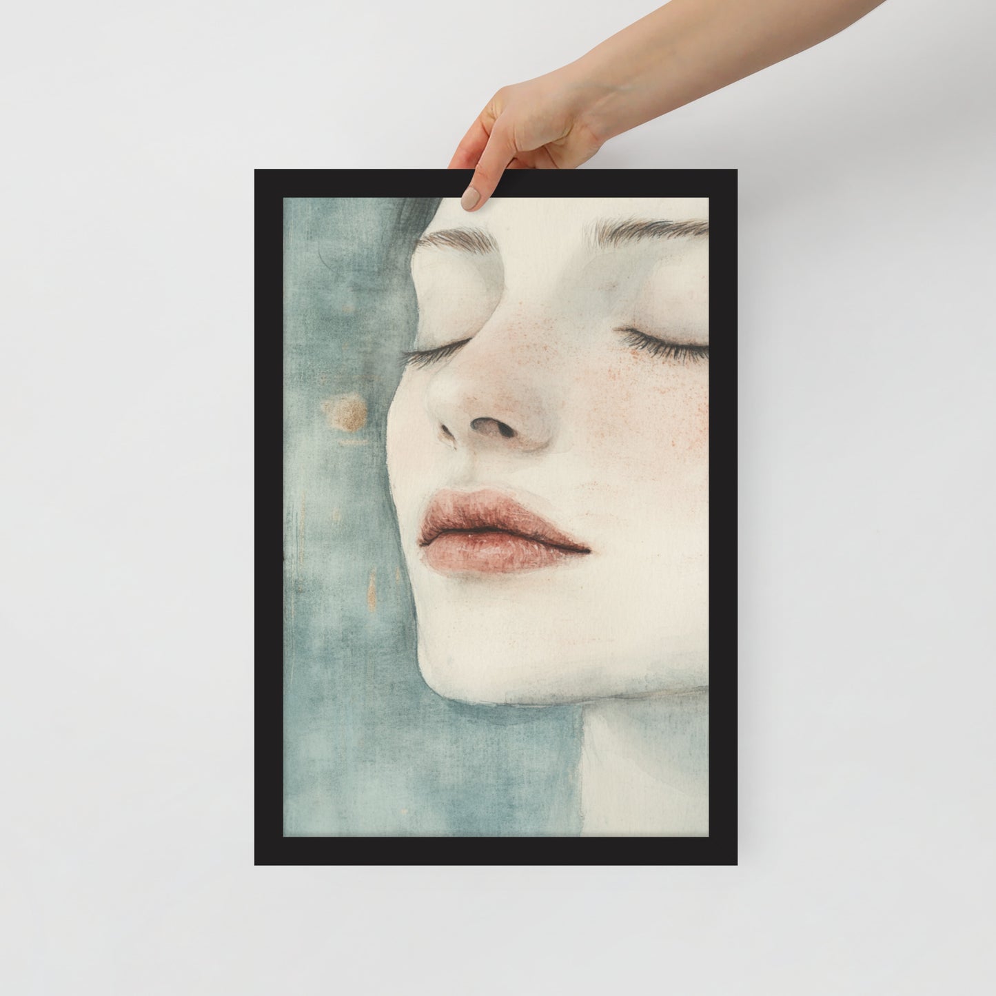 Abstract Portrait Framed Poster