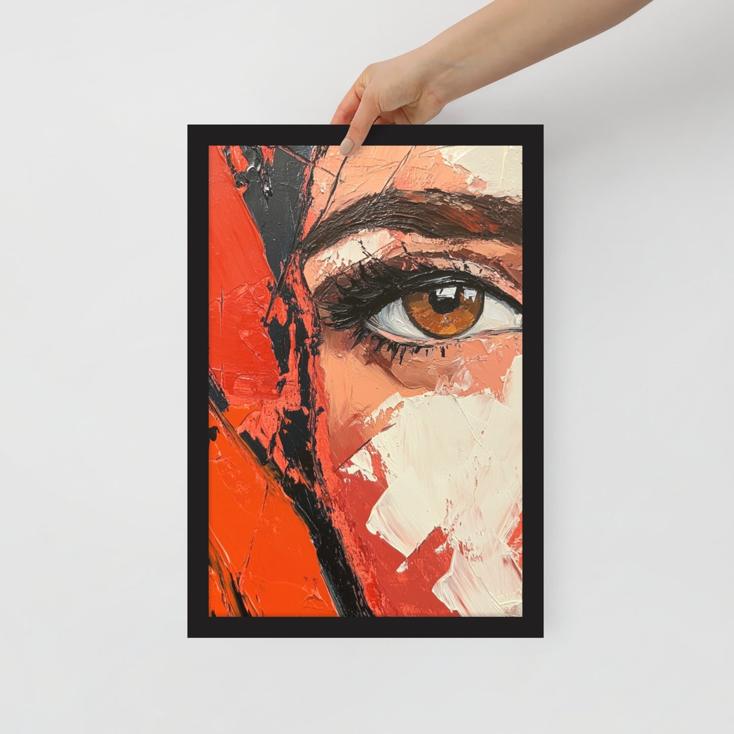 Abstract Portrait Framed Poster