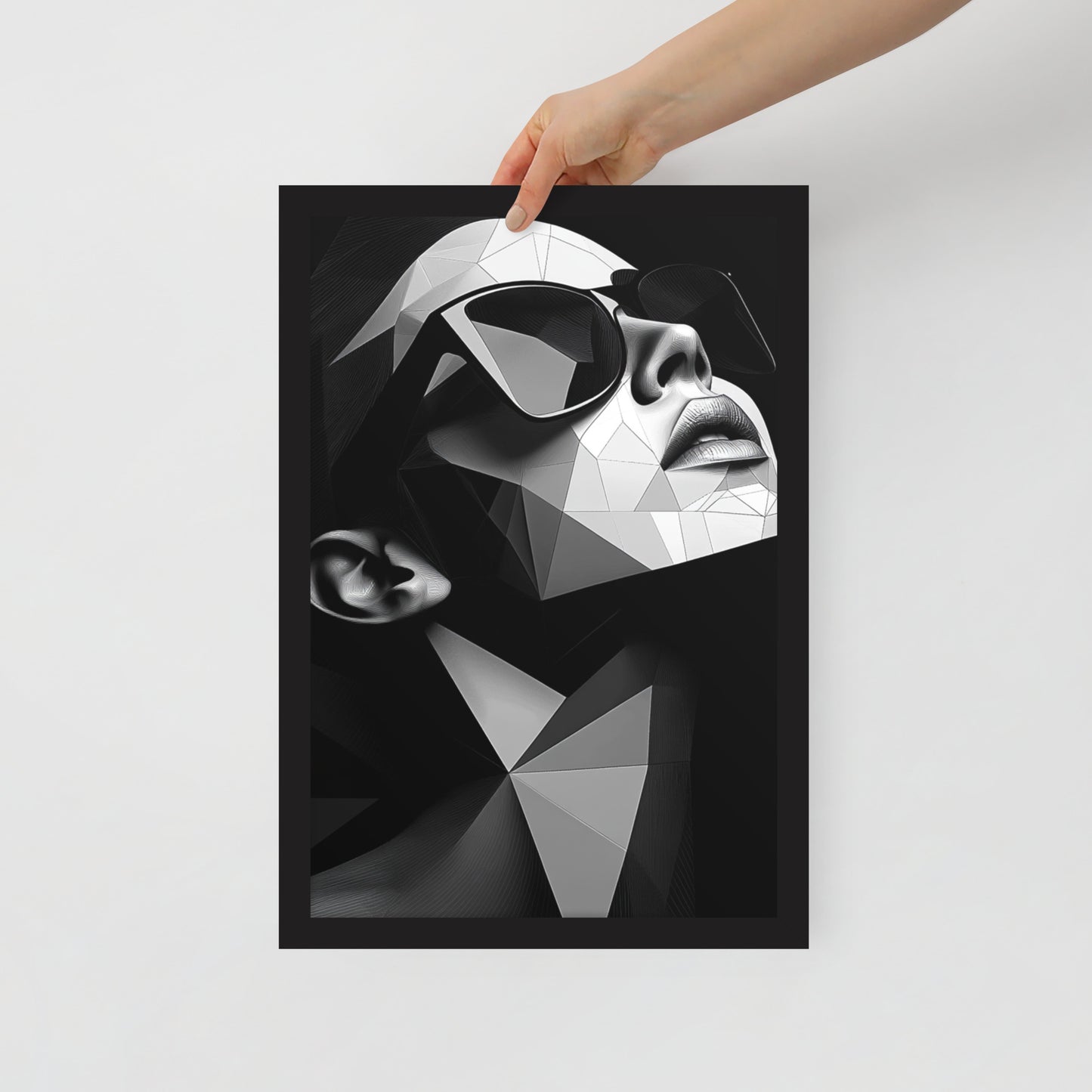 Abstract Portrait Framed Poster