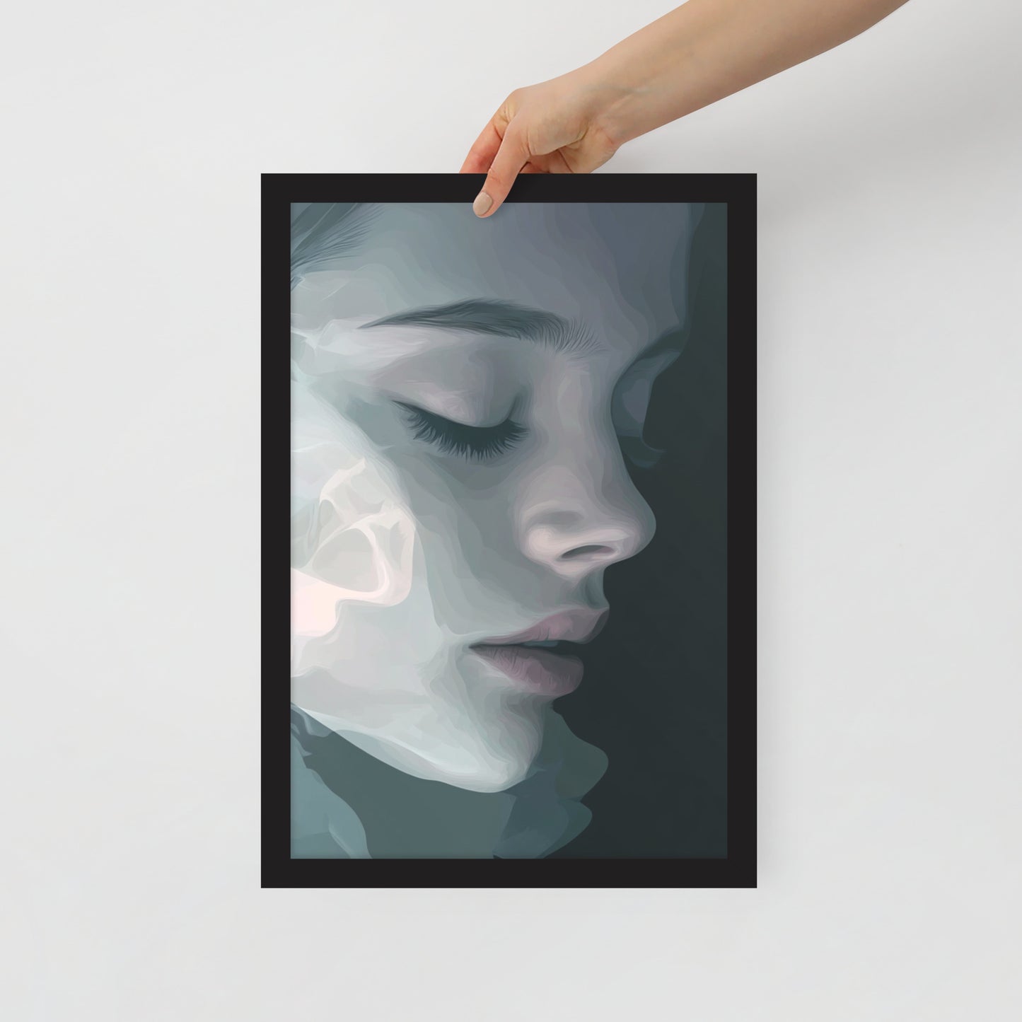 Abstract Portrait Framed Poster