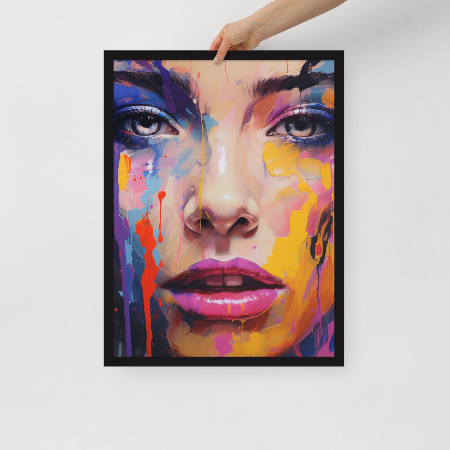 Abstract Portrait Framed Poster