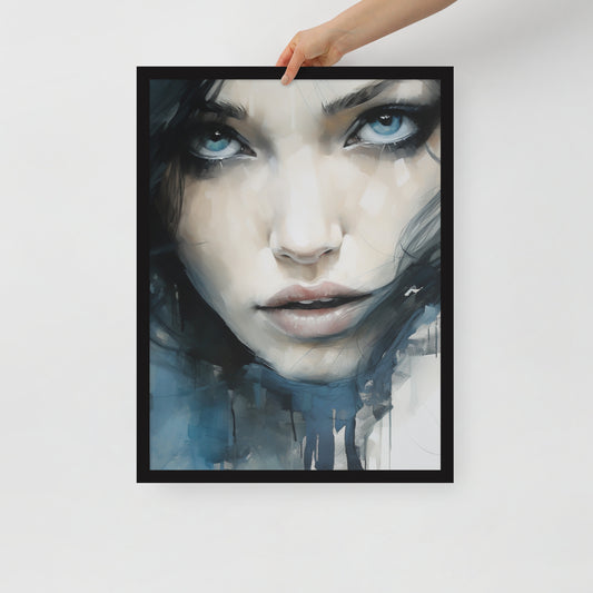 Abstract Portrait Framed Poster