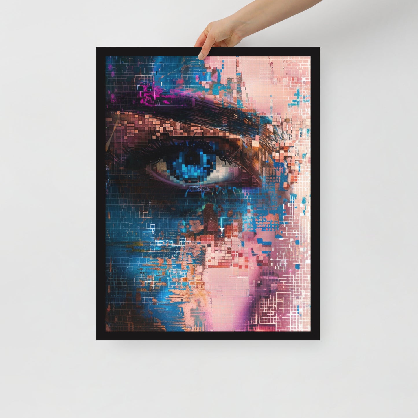 Abstract Portrait Framed Poster