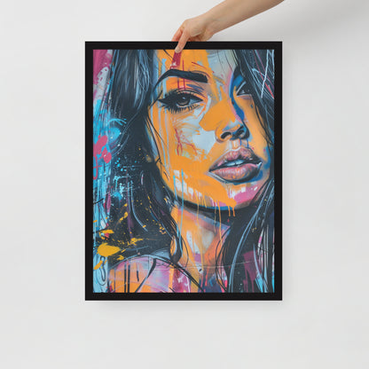 Abstract Portrait Framed Poster