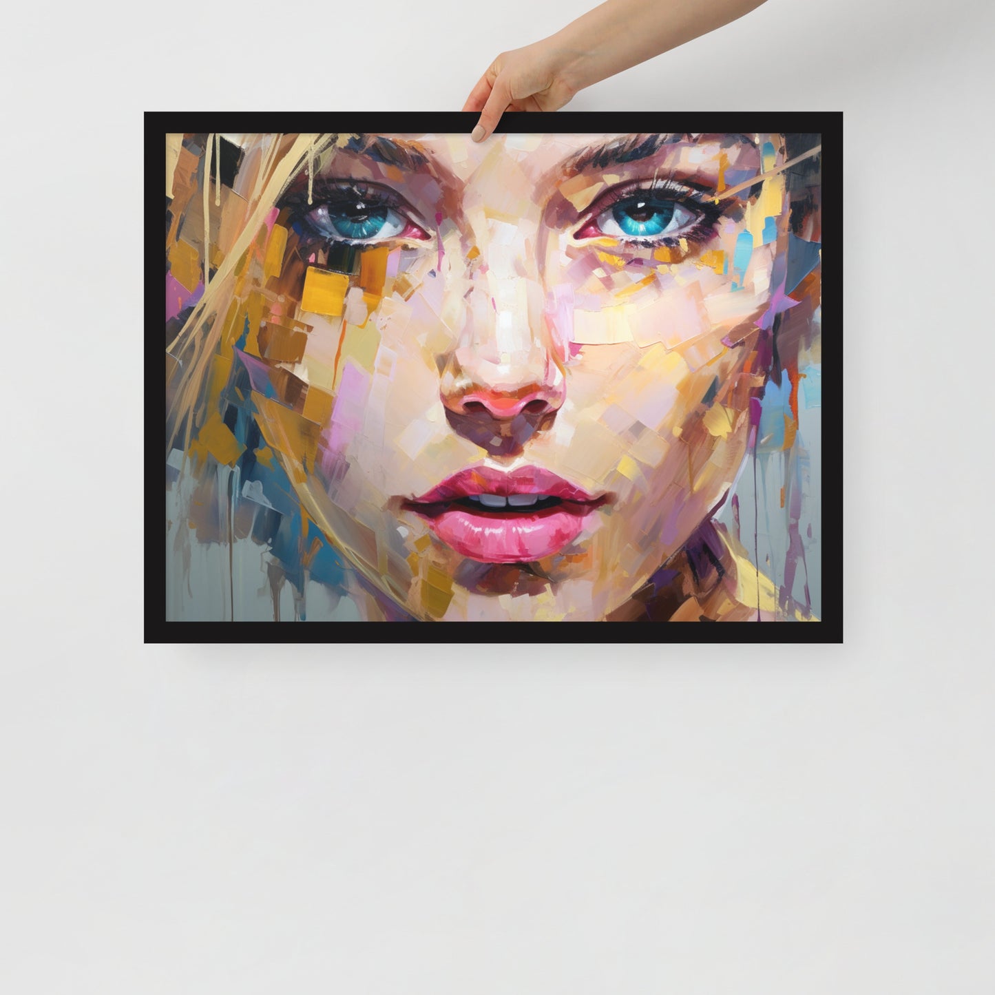 Abstract Portrait Framed Poster