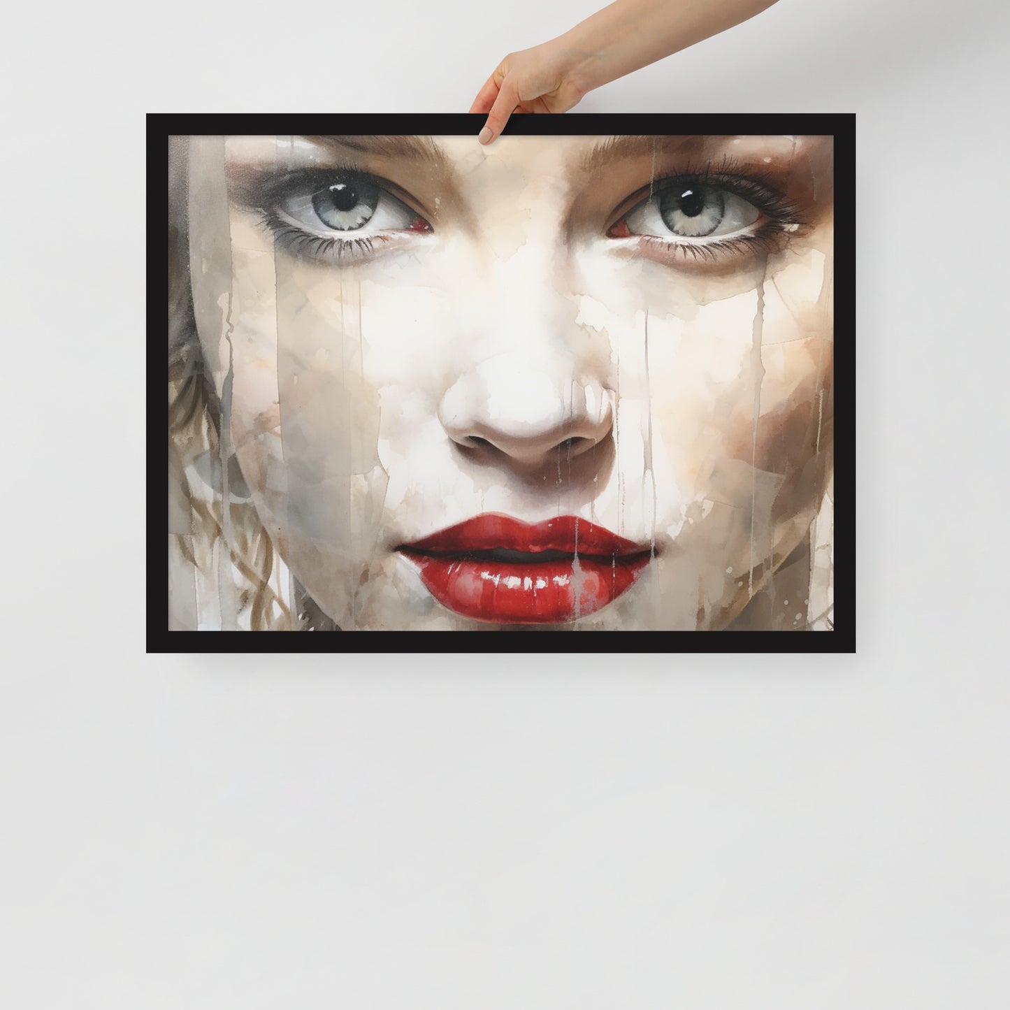 Abstract Portrait Framed Poster