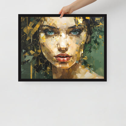 Abstract Portrait Framed Poster