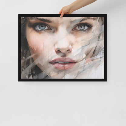 Abstract Portrait Framed Poster