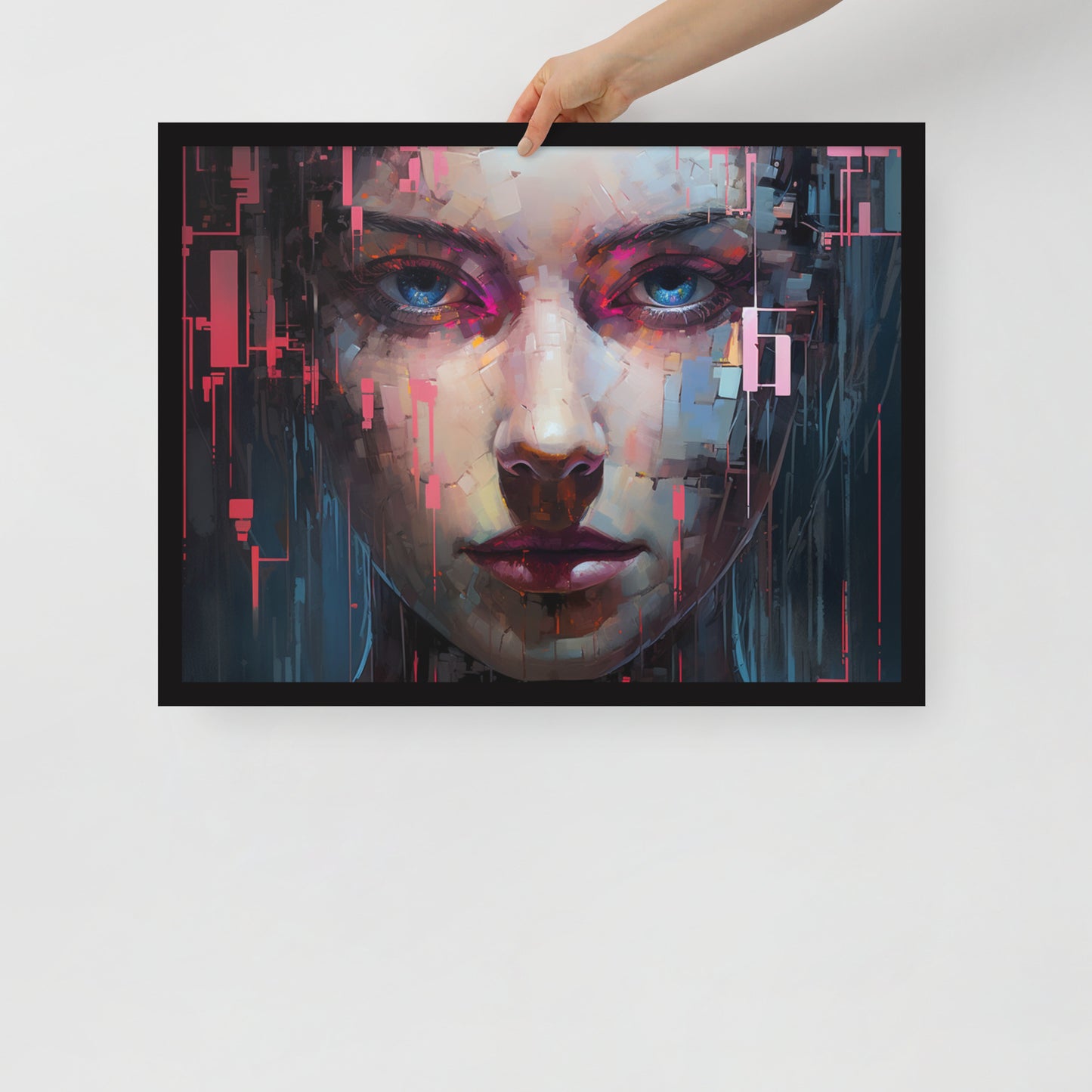 Abstract Portrait Framed Poster