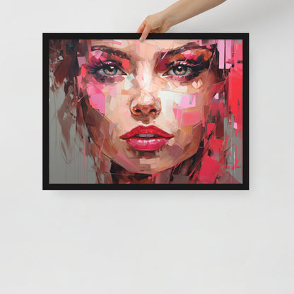 Abstract Portrait Framed Poster