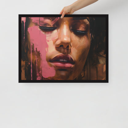 Abstract Portrait Framed Poster