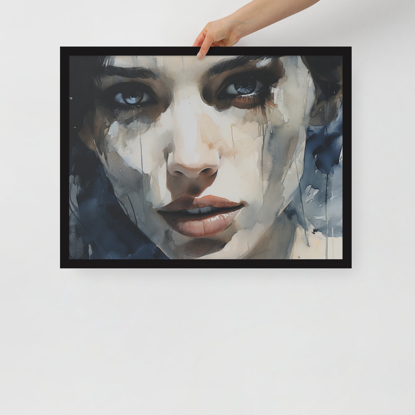 Abstract Portrait Framed Poster