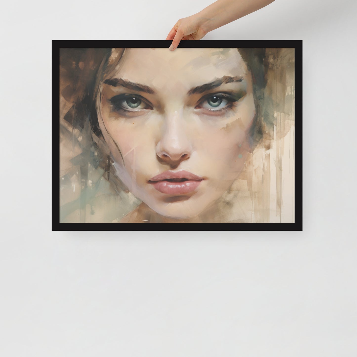 Abstract Portrait Framed Poster