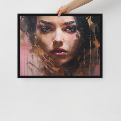 Abstract Portrait Framed Poster