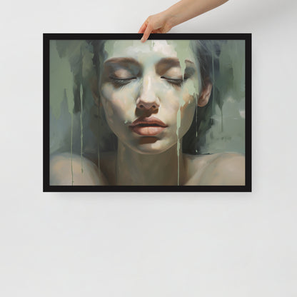 Abstract Portrait Framed Poster