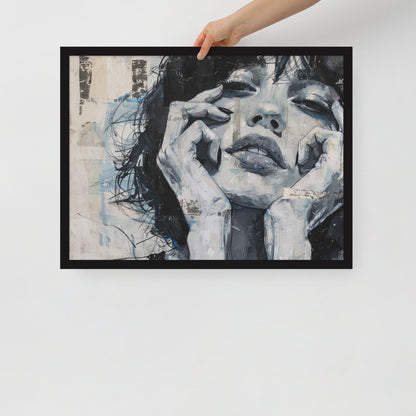 Abstract Portrait Framed Poster