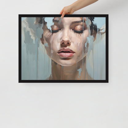 Abstract Portrait Framed Poster