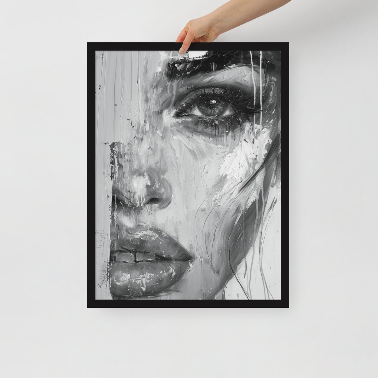 Abstract Portrait Framed Poster