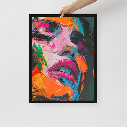 Abstract Portrait Framed Poster