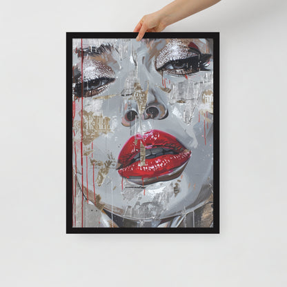 Abstract Portrait Framed Poster