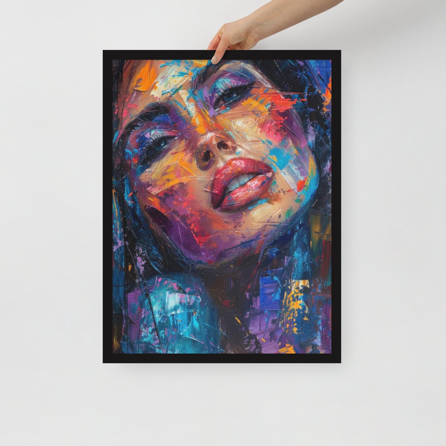 Abstract Portrait Framed Poster