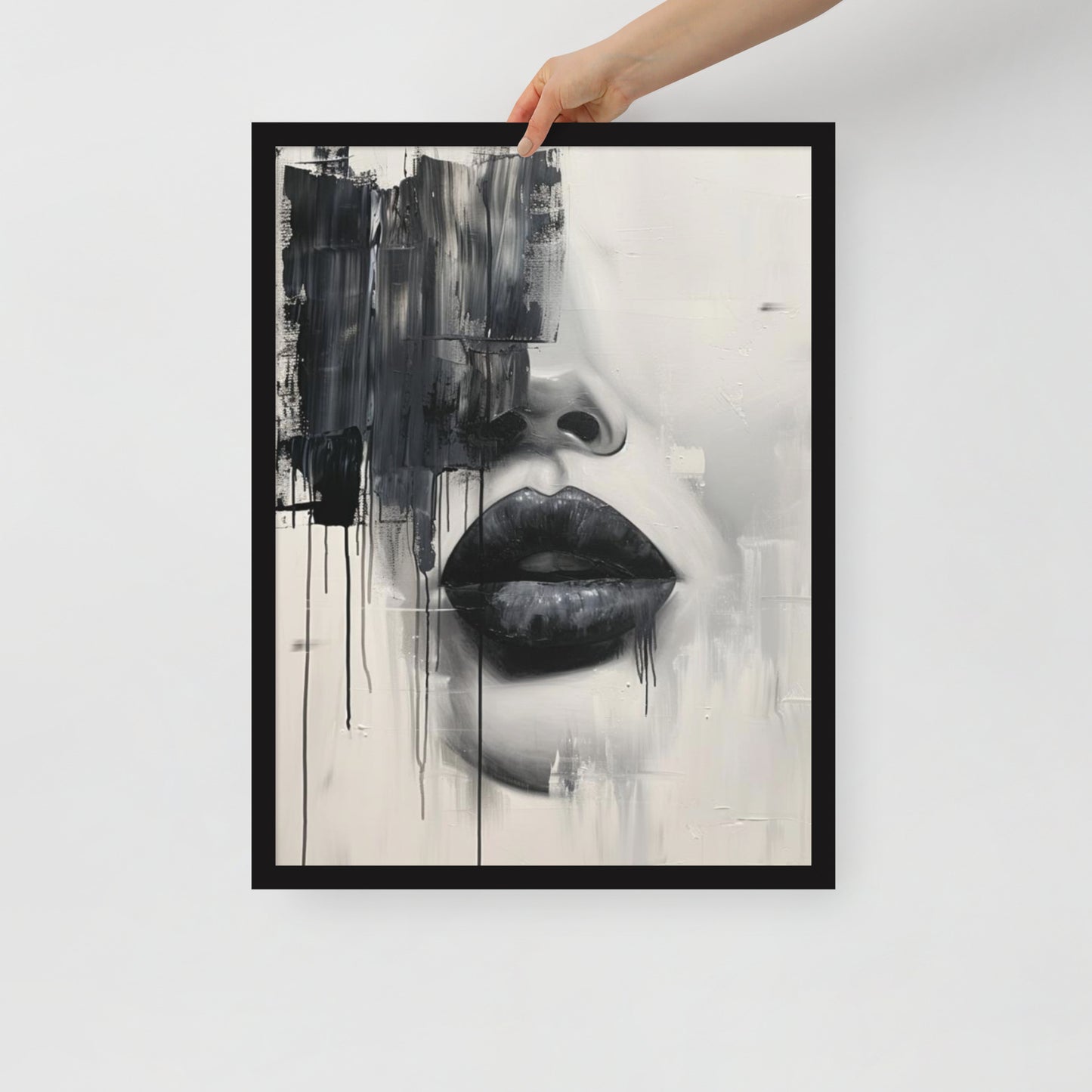 Abstract Portrait Framed Poster