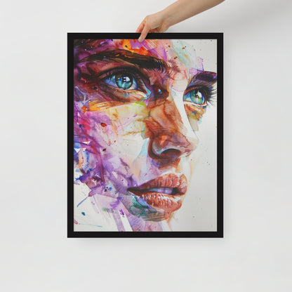 Abstract Portrait Framed Poster