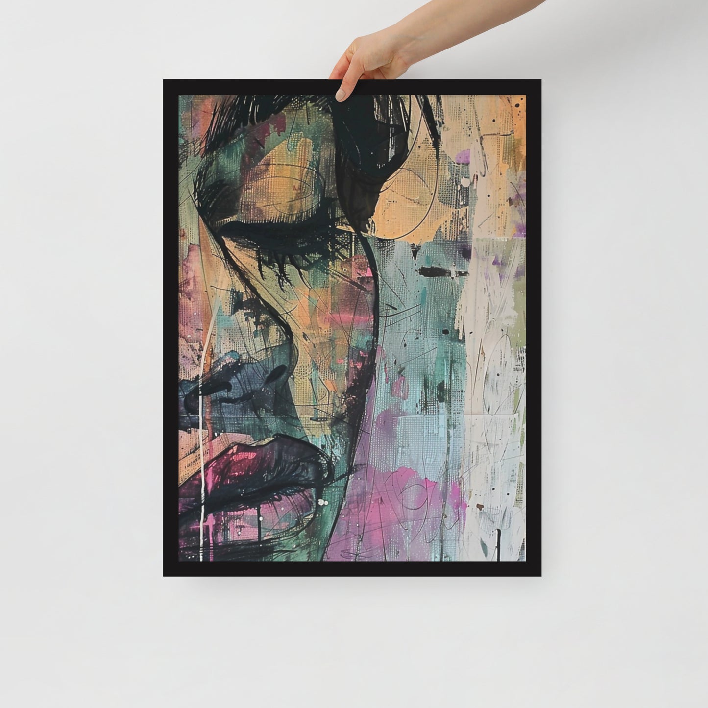 Abstract Portrait Framed Poster