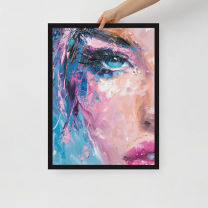 Abstract Portrait Framed Poster