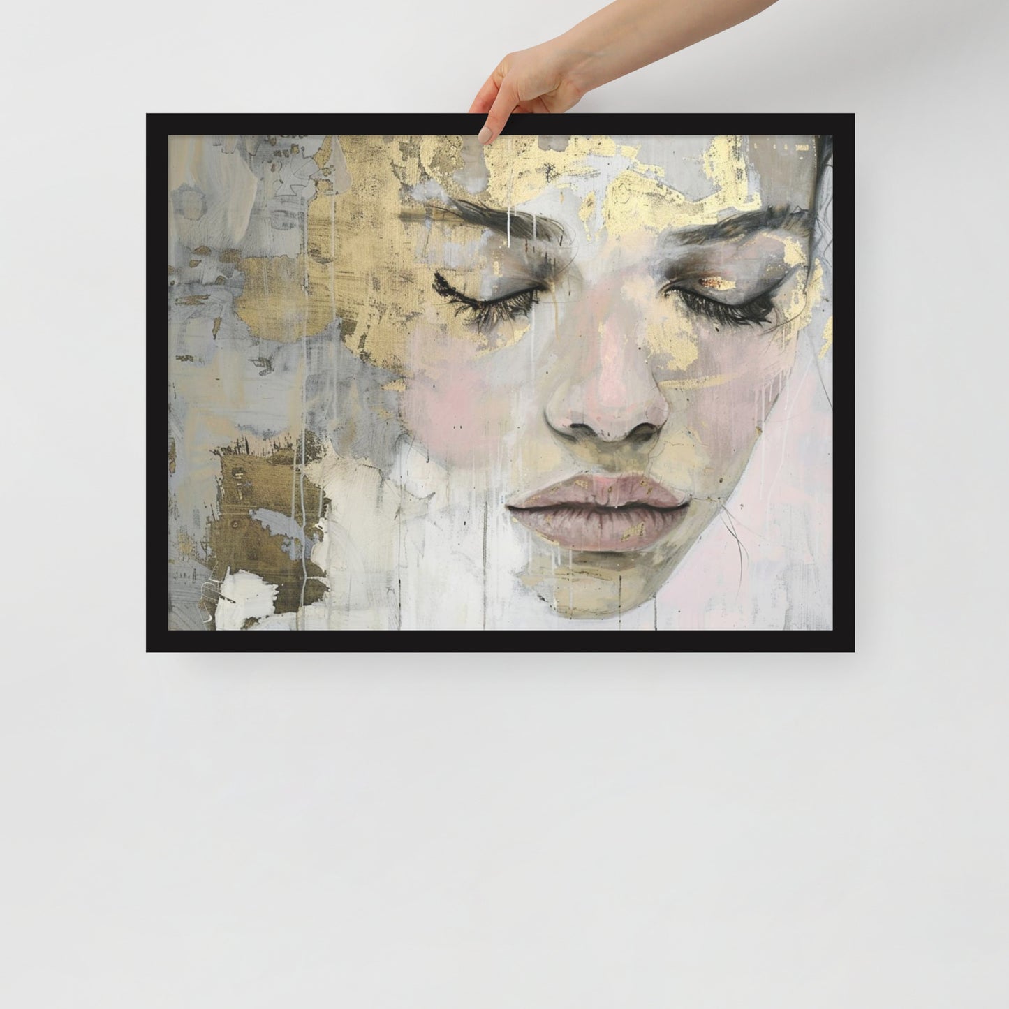 Abstract Portrait Framed Poster