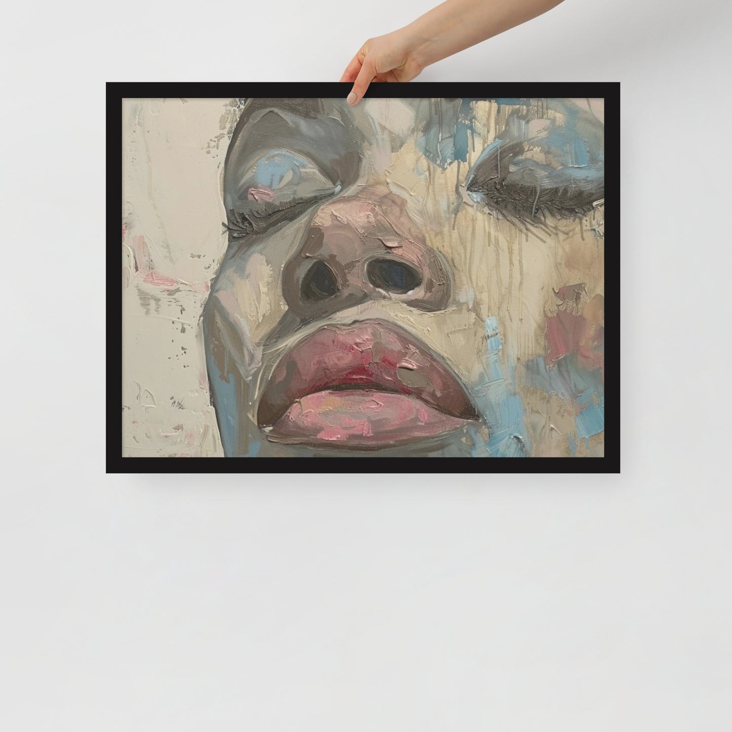 Abstract Portrait Framed Poster