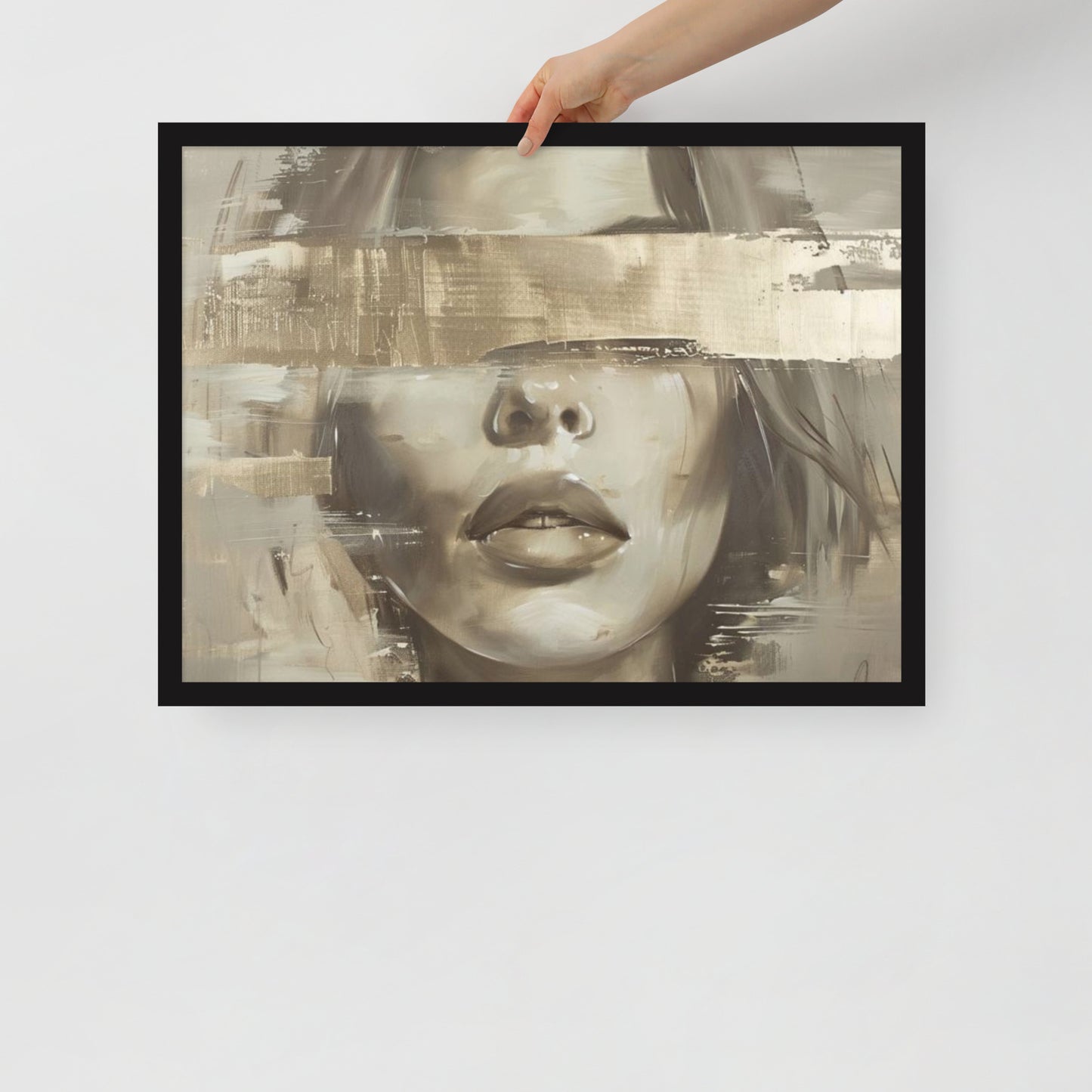 Abstract Portrait Framed Poster