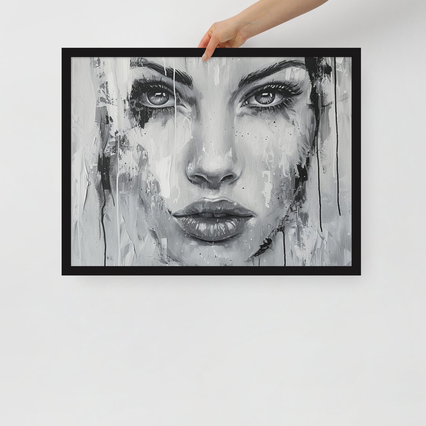 Abstract Portrait Framed Poster