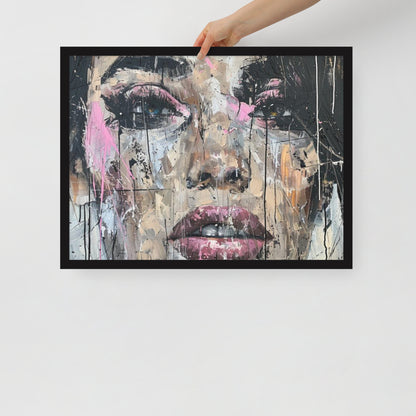 Abstract Portrait Framed Poster