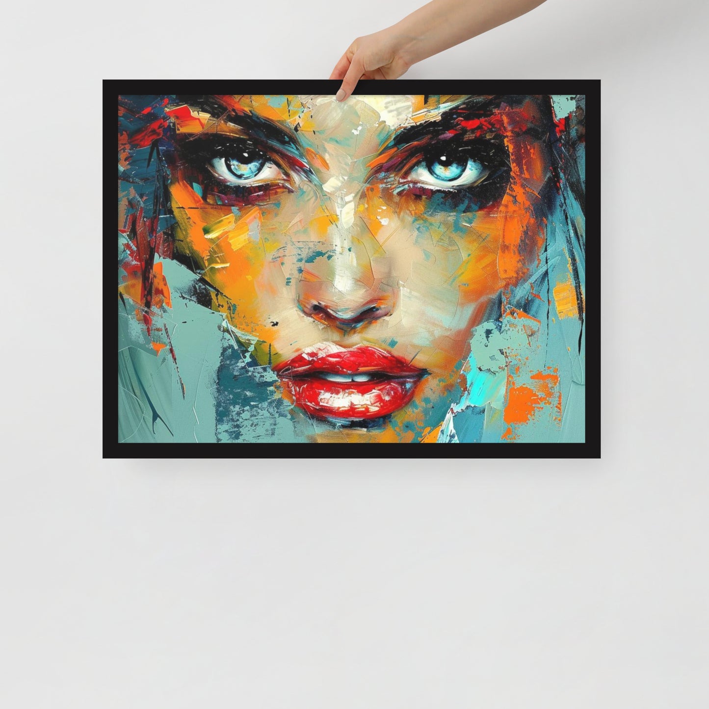 Abstract Portrait Framed Poster